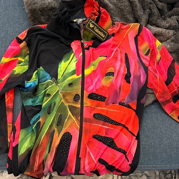 Valentina Jackets & Blazers - Valentina Multicolor Artistic Jacket